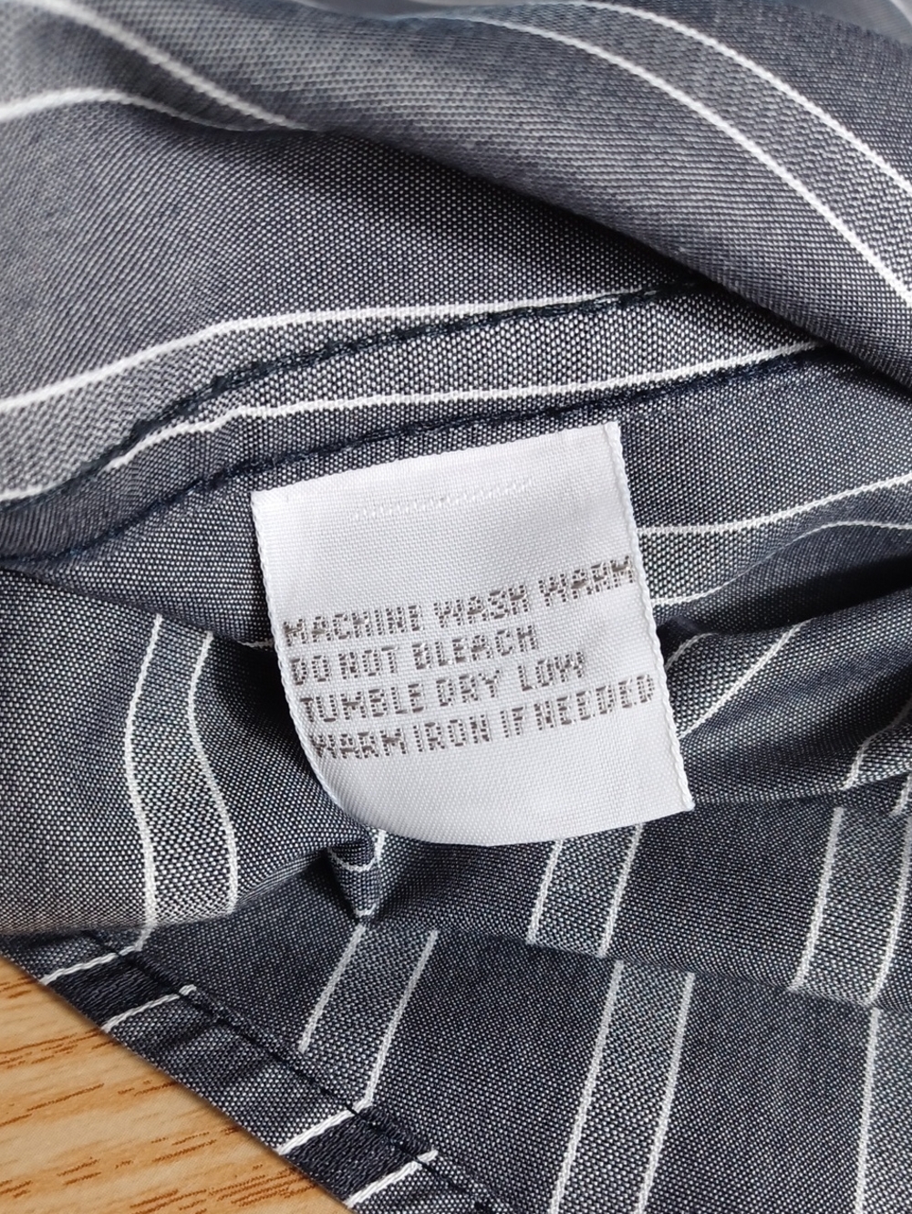 Foxcroft Black & Gray Business / Casual Vertical Stripe Women's Button-Up Shirt - Picture 10 of 16
